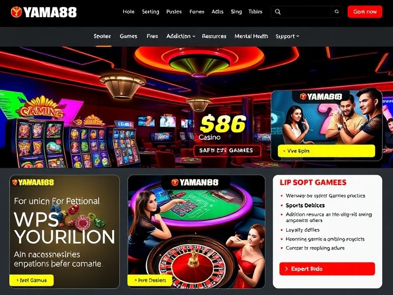 Discover the ultimate online gambling experience at Yaman88. Enjoy exclusive casino promotions, live dealer games, fertile slot machines, and top-tier bonuses. Join now to explore thrilling real-money games!